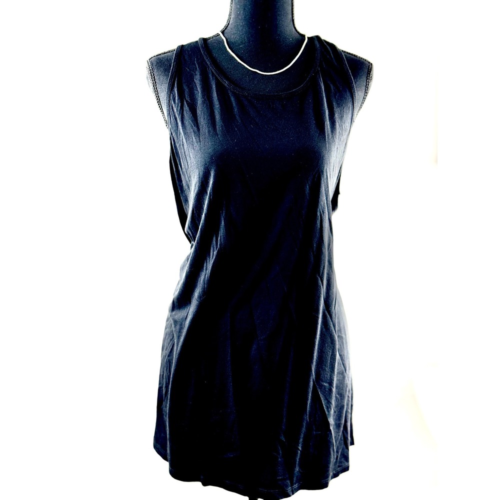 Torrid Active Workout Tank Top Sleeveless Open Back‎ Black Plus Size 3